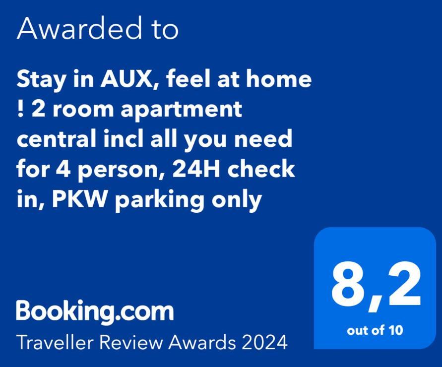 Stay In Aux, Feel At Home ! 2 Room Apartment Central Incl All You Need For 4 Person, 24H Check In, Pkw Parking Only Аугсбург Екстериор снимка